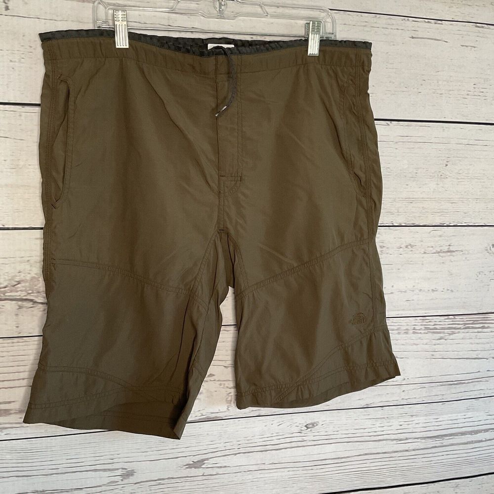 The North Face Y2K Mens Size M Olive Green Outdoor Hiking Climbing Shorts Medium